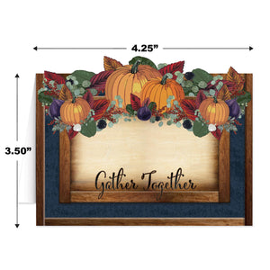 Beistle Fall Thanksgiving Table Cards (Case of 96)