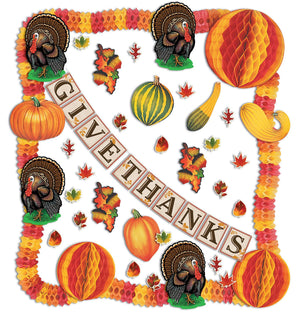 Beistle Thanksgiving Decorating Kit