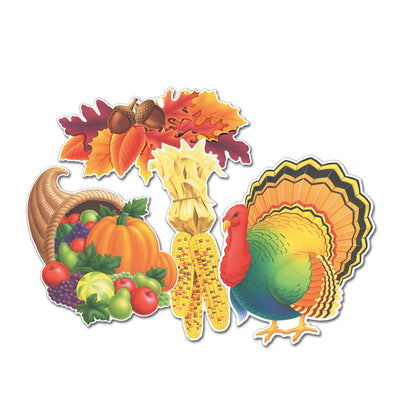 Beistle Thanksgiving Party Cutouts