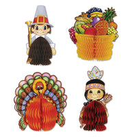 Beistle Thanksgiving Mini Centerpieces (4/Pkg)