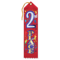 Beistle 2nd Place Award Ribbon