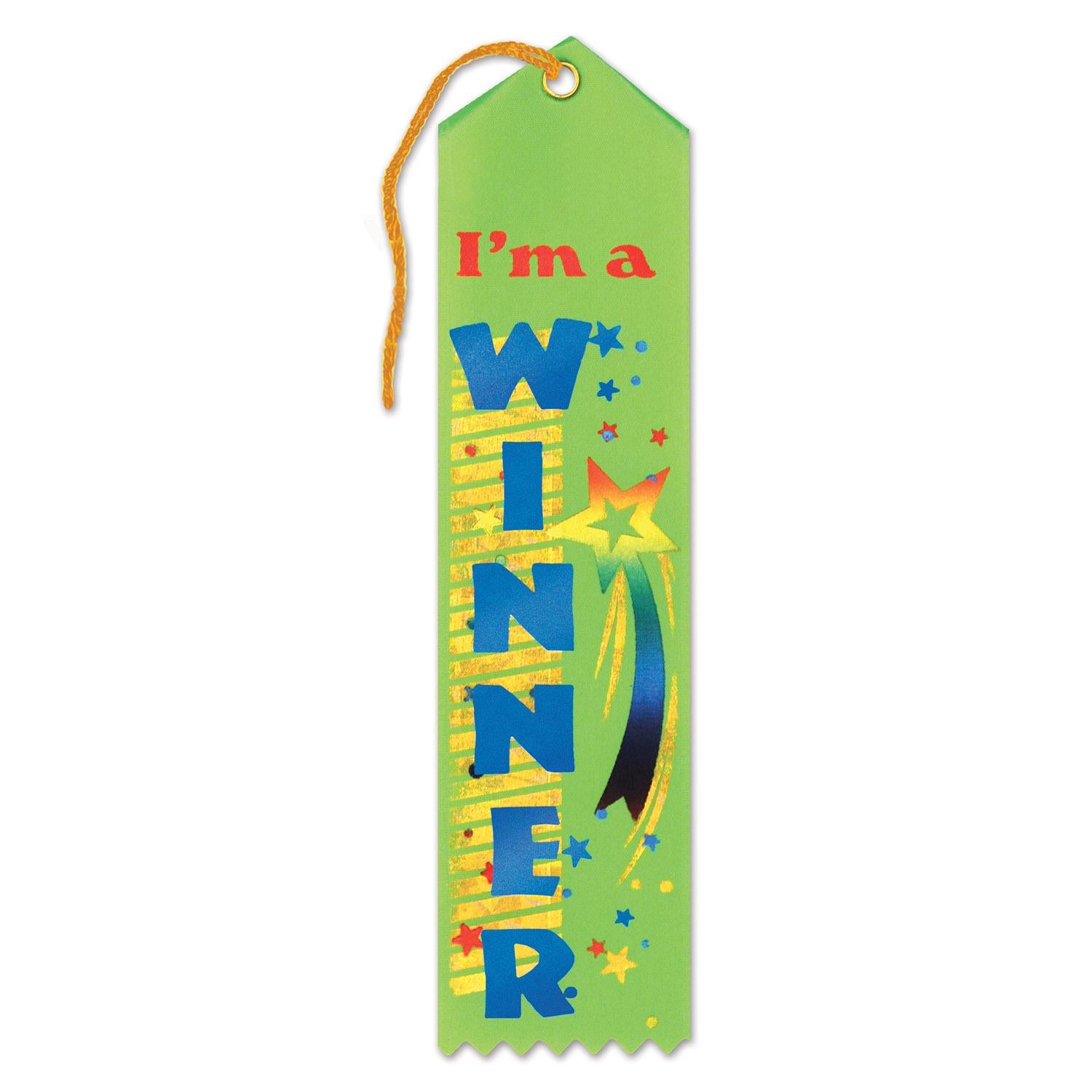 Beistle I'm A Winner Award Ribbon