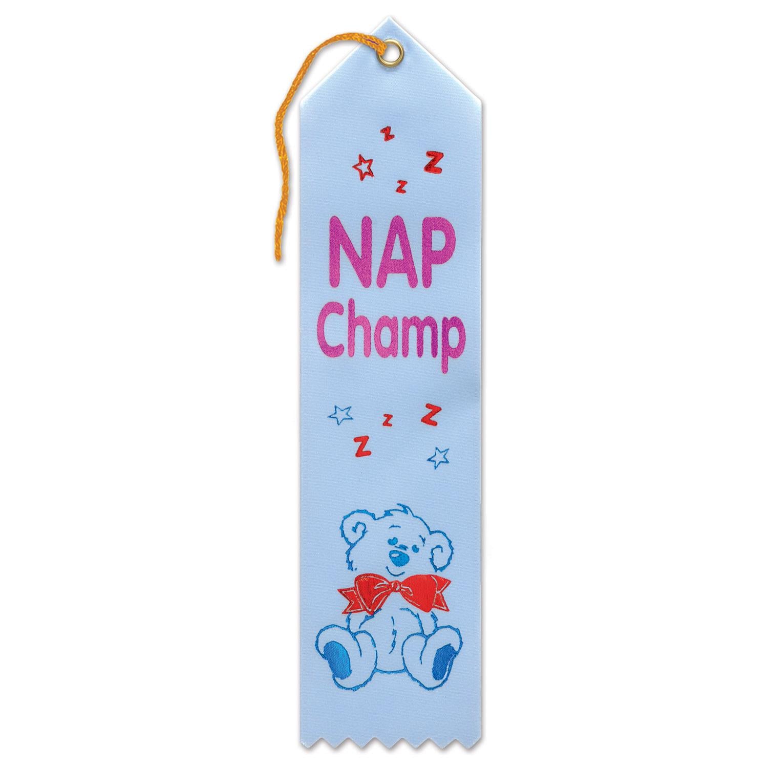 Beistle Nap Champ Award Ribbon