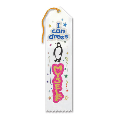 Beistle I Can Dress Myself Award Ribbon