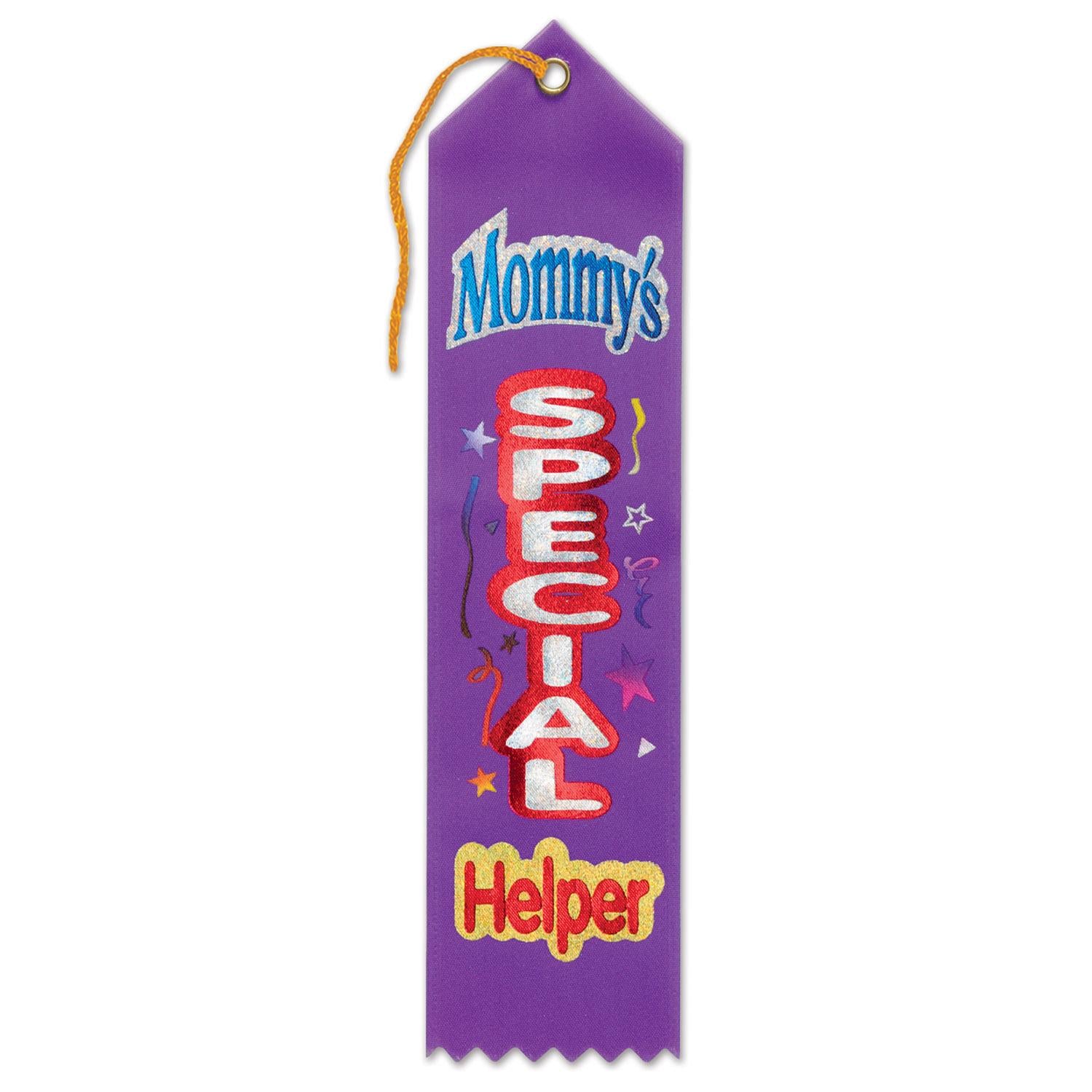 Beistle Mommy's Special Helper Award Ribbon