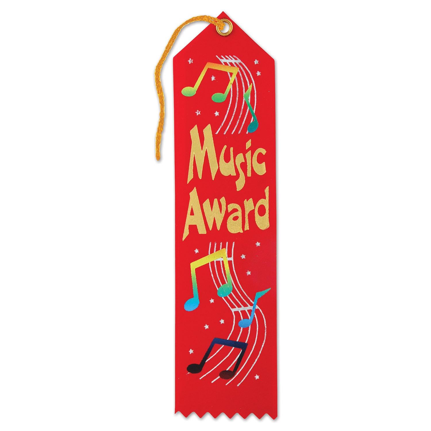 Beistle Music Award Ribbon