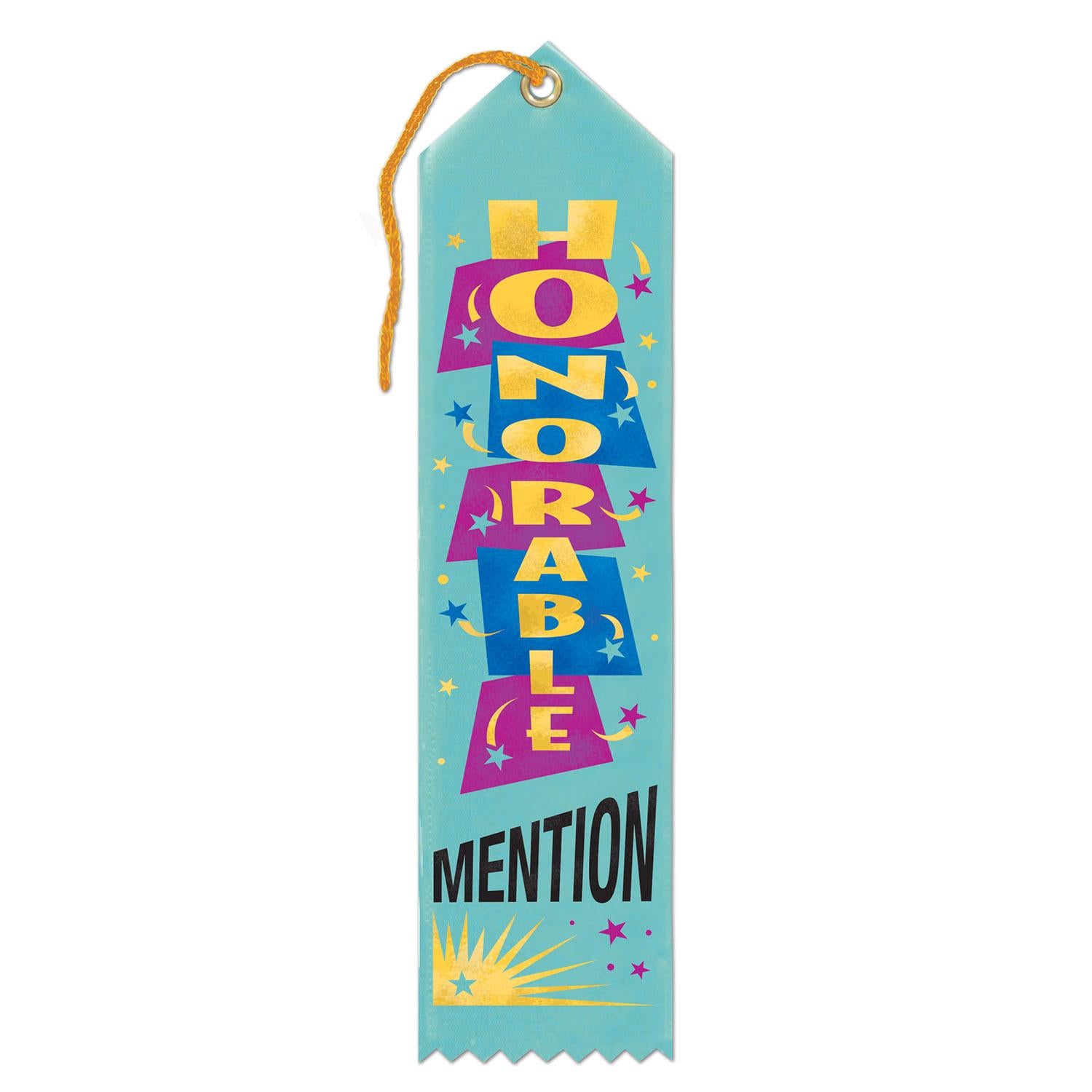 Beistle Honorable Mention Award Ribbon