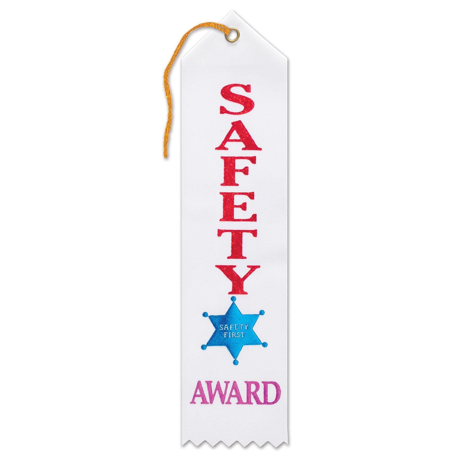 Beistle Safety Award Ribbon
