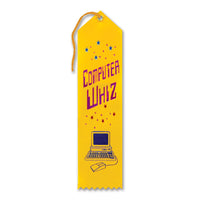 Beistle Computer Whiz Award Ribbon