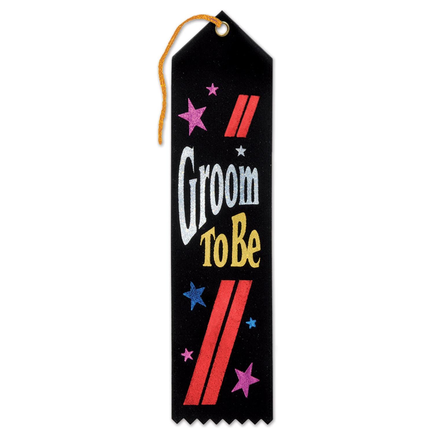 Beistle Groom To Be Award Ribbon