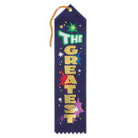 Beistle The Greatest Award Ribbon