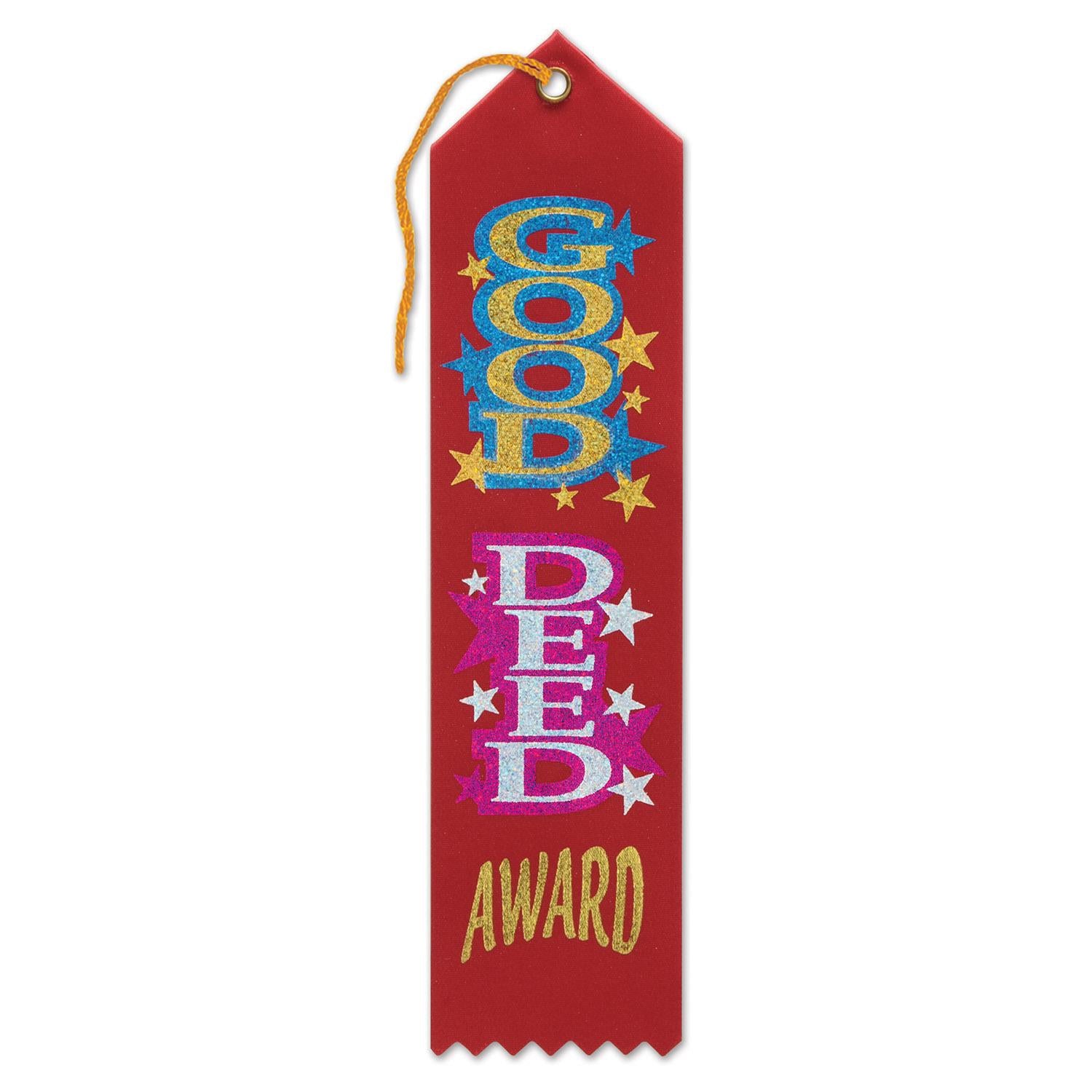 Beistle Good Deed Award Ribbon