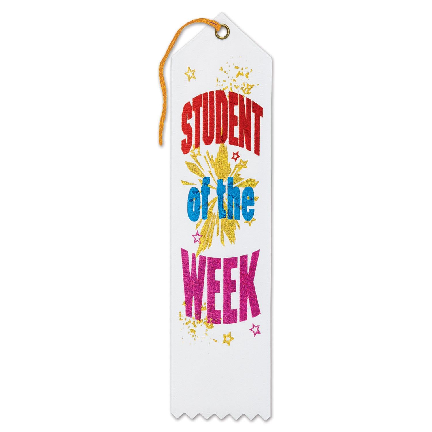 Beistle Student Of The Week Award Ribbon
