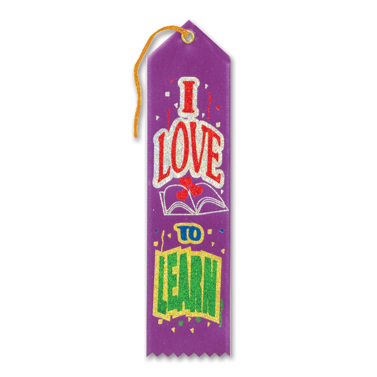 Beistle I Love To Learn Award Ribbon
