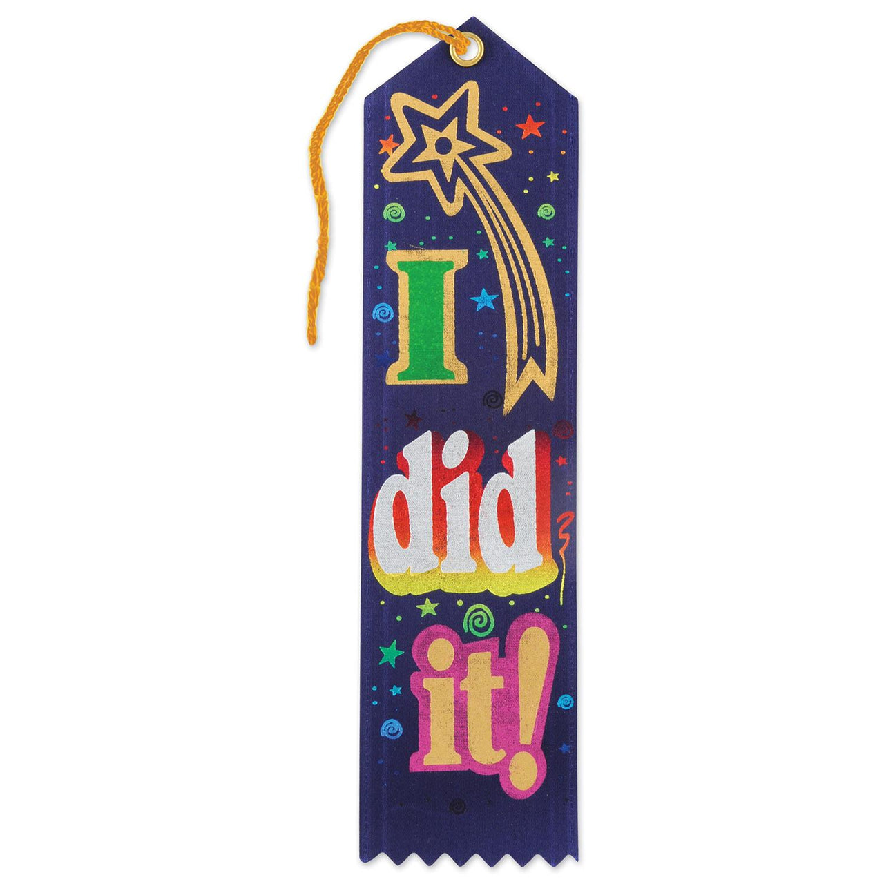 Beistle I Did It! Award Ribbon