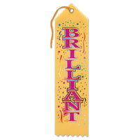 Beistle Brilliant Award Ribbon