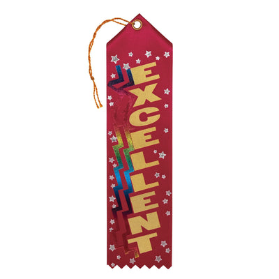 Beistle Excellent Award Ribbon