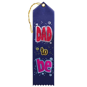 Beistle Dad To Be Award Ribbon