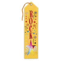 Beistle Rock Star Award Ribbon