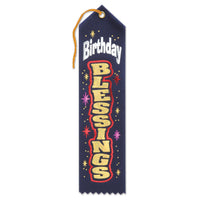 Beistle Navy Birthday Blessings Ribbon