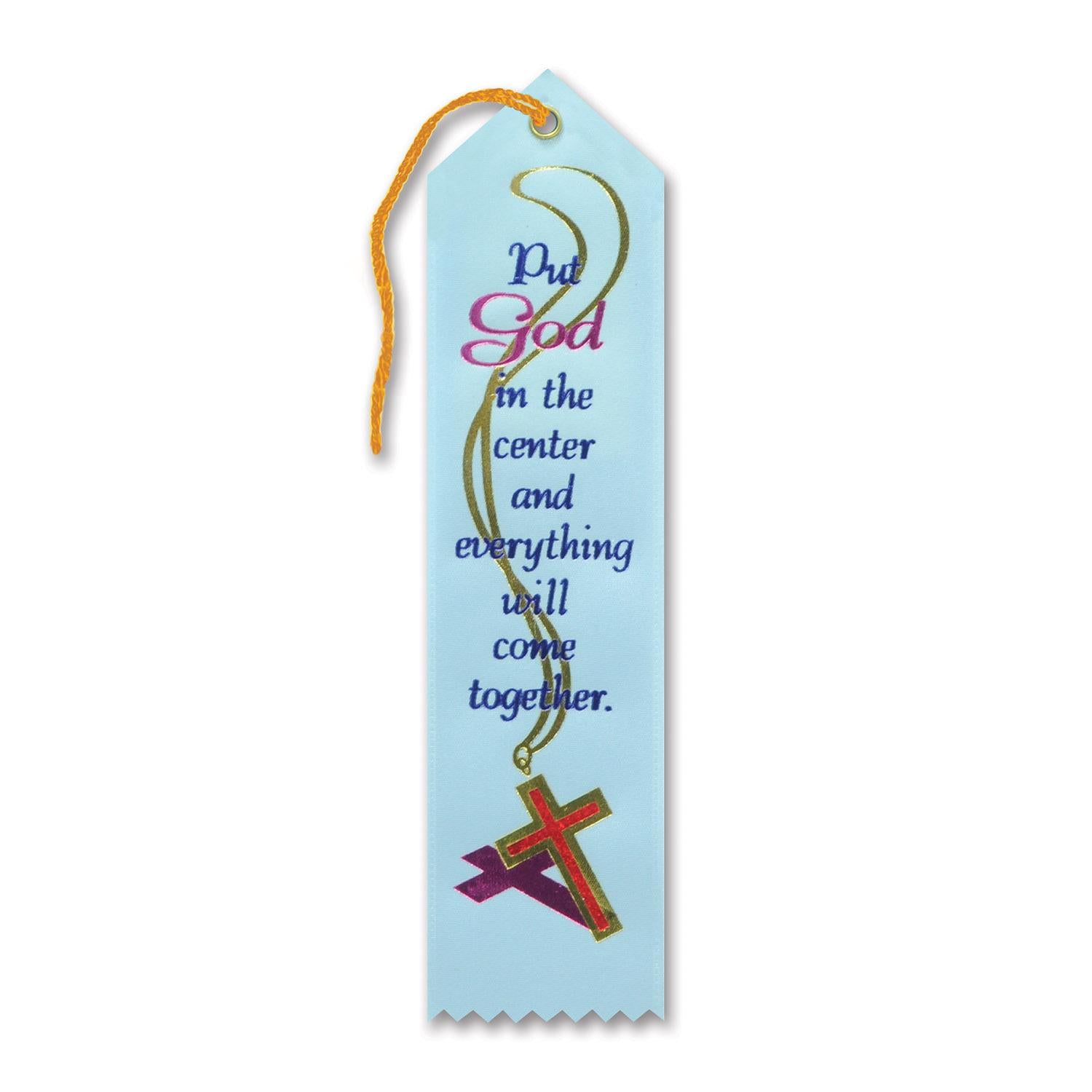 Beistle Put God In The Center Ribbon