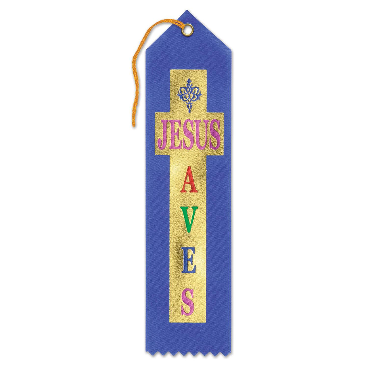 Beistle Jesus Saves Ribbon