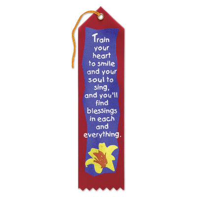Beistle Train Your Heart To Smile Ribbon