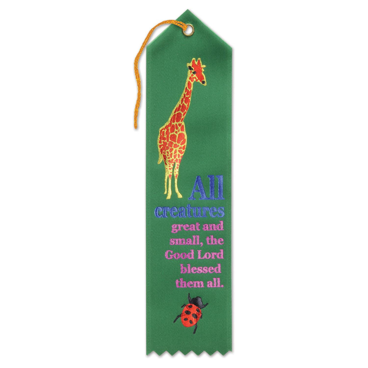 Beistle All Creatures Great And Small Ribbon