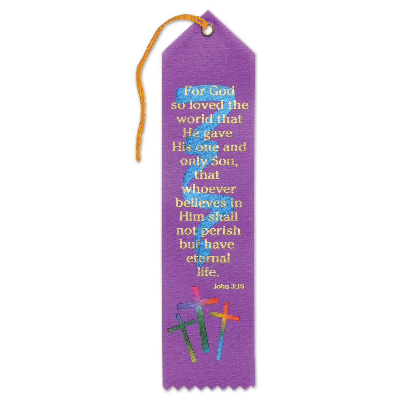 Beistle For God So Loved The World Ribbon