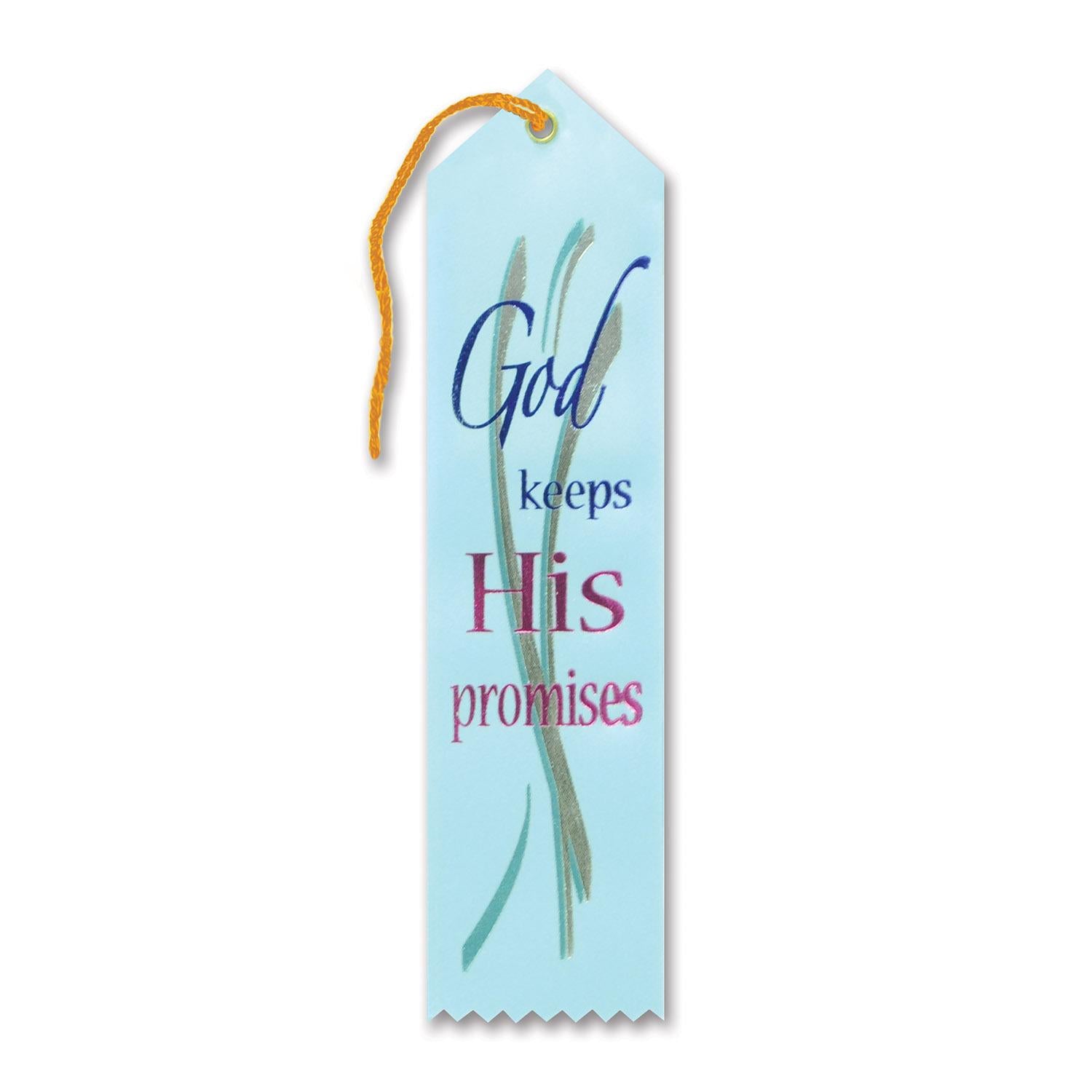 Beistle God Keeps His Promises Ribbon