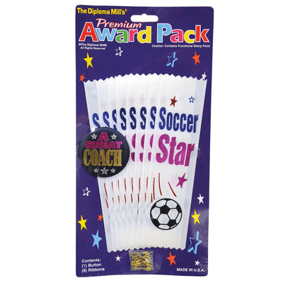 Beistle Soccer Award Party Pack (9/Pkg)