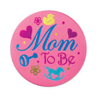Beistle Mom To Be Satin Button