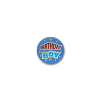 Beistle Birthday Boy Satin Button