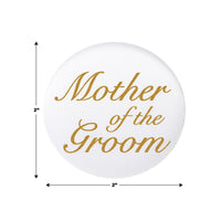 Mother Of The Groom Satin Button (Case of 6)