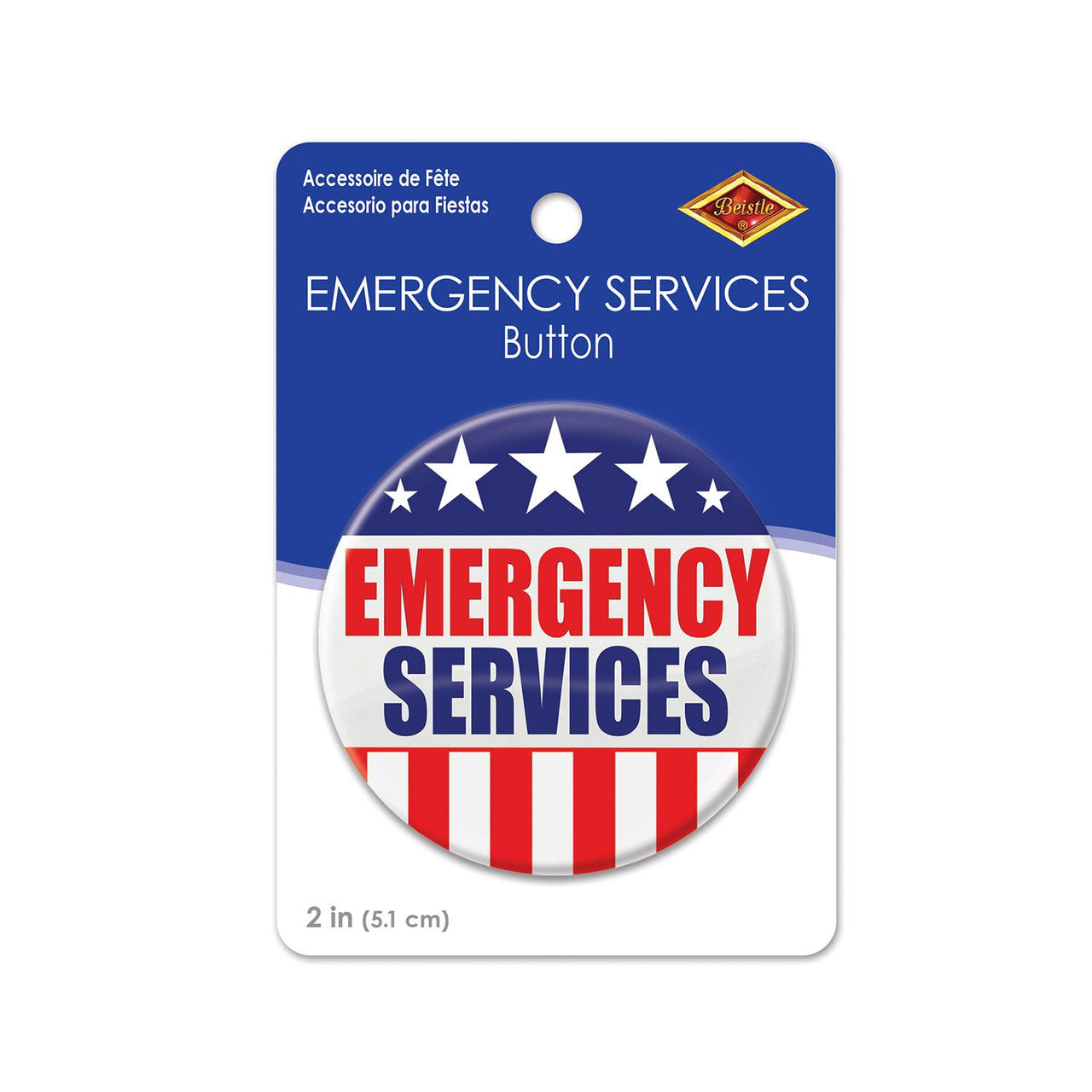 Beistle Emergency Services Button (Case of 6)