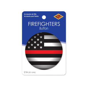 Beistle Firefighters Button (Case of 6)