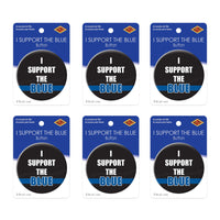 Beistle I Support The Blue Button (Case of 6)