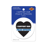 Beistle I Support Our Police Officers Button (Case of 6)