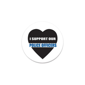 Beistle I Support Our Police Officers Button