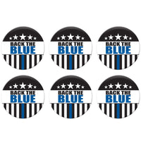 Beistle Back The Blue Button (Case of 6)