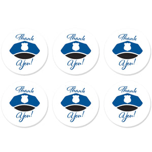 Beistle Thank You! Law Enforcement Button (Case of 6)