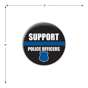 Beistle Support Police Officers Button (Case of 6)