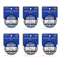 Beistle Military Mom Button (Case of 6)