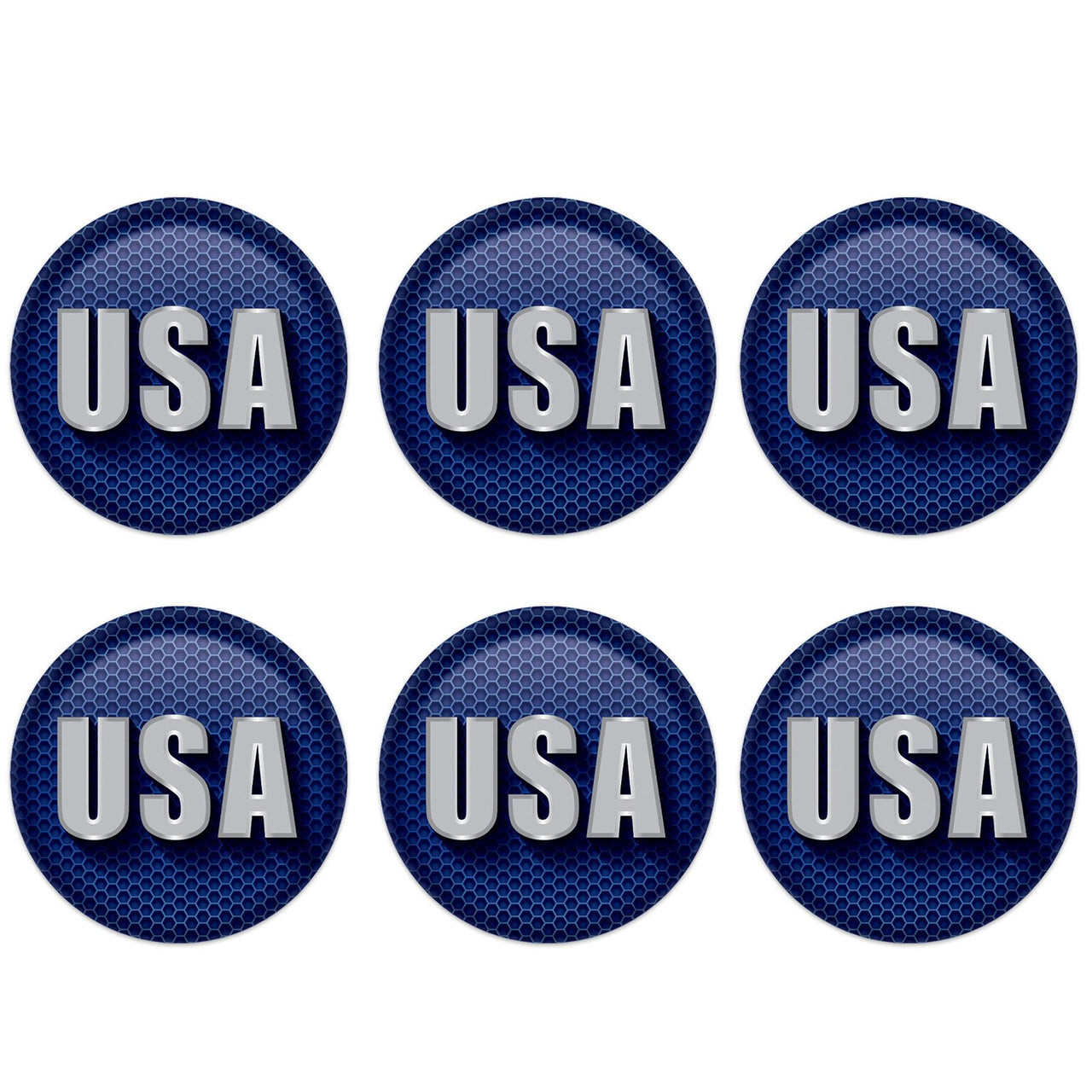 Beistle USA Button (Case of 6)