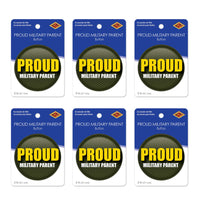 Beistle Proud Military Parent Button (Case of 6)