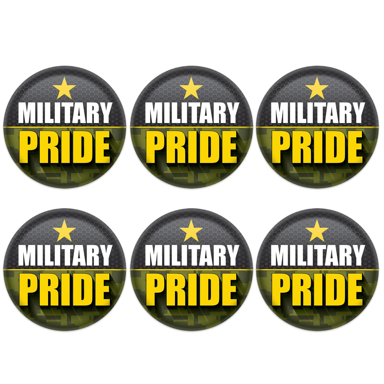Beistle Military Pride Button (Case of 6)