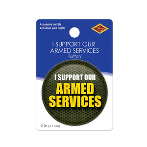 Beistle I Support Our Armed Services (Case of 6)