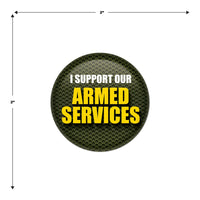 Beistle I Support Our Armed Services (Case of 6)