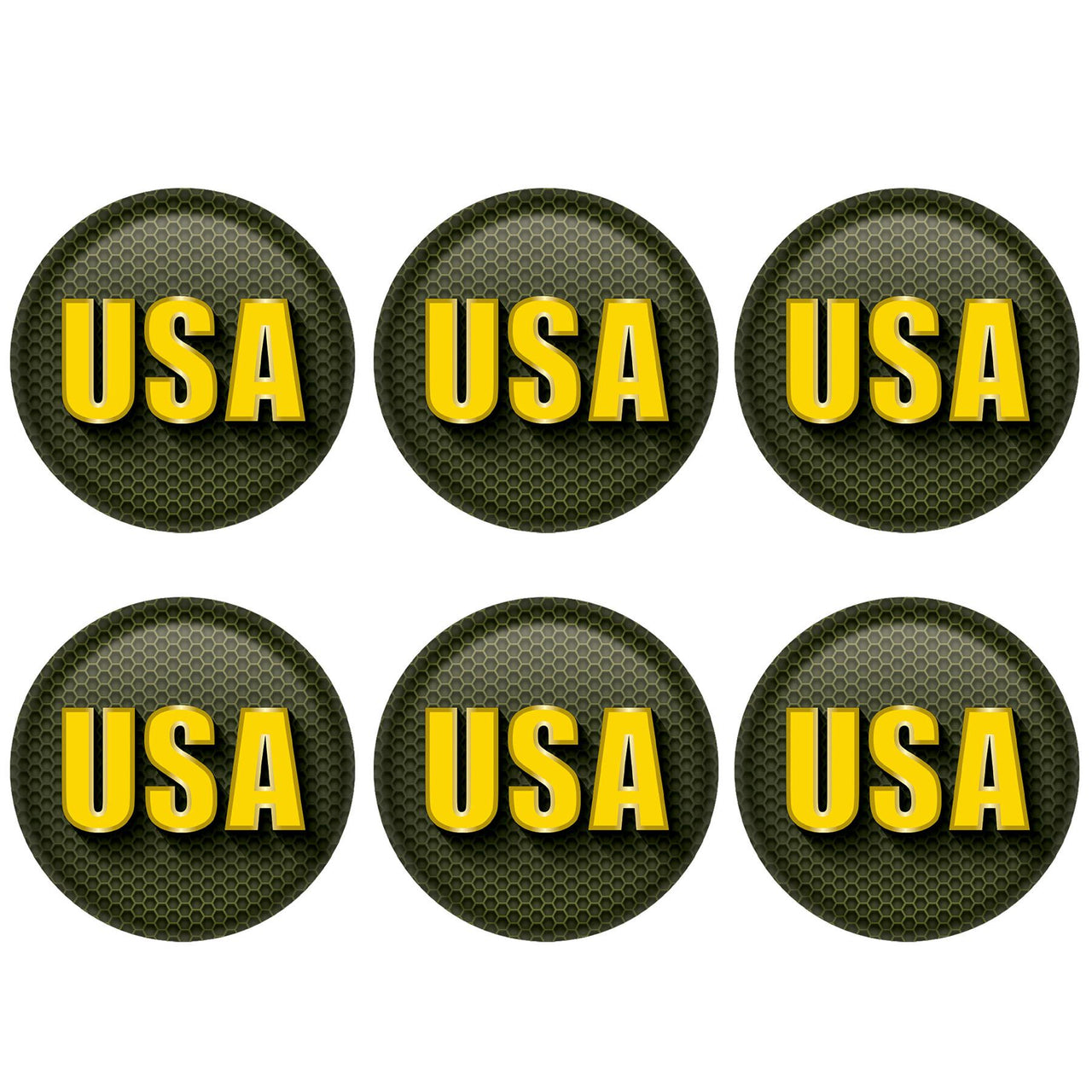Beistle USA Button (Case of 6)