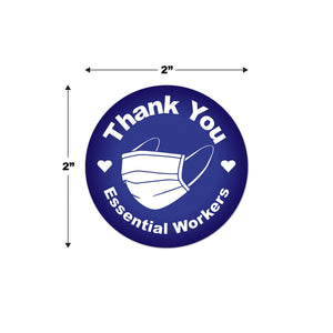 Beistle Thank You Essential Workers Button (Case of 6)